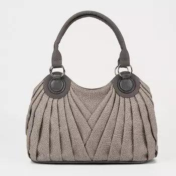 Сумка-тоут на молнии, цвет серый