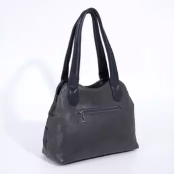 Сумка-тоут на молнии, цвет серый