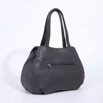 Сумка-тоут на молнии, цвет серый