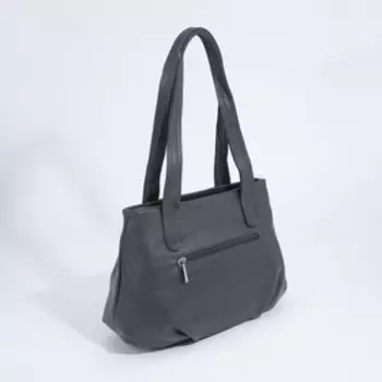 Сумка-тоут на молнии, цвет серый