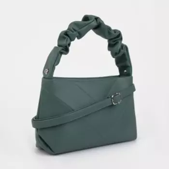 Сумка-тоут на молнии, цвет зелёный