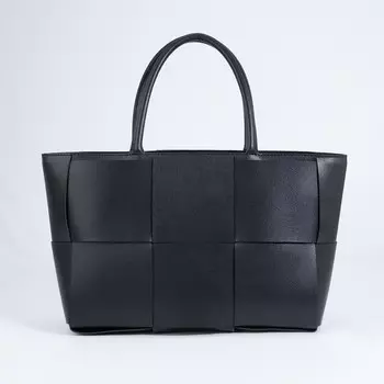 Сумка-тоут на молнии Медведково, цвет чёрный