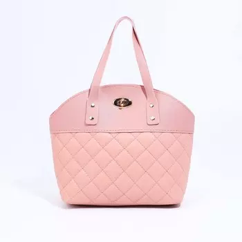 Сумка женская тоут на клапане, 281021 см, розовый
