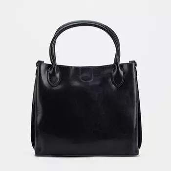 Сумка женская на молнии, цвет тёмно-синий