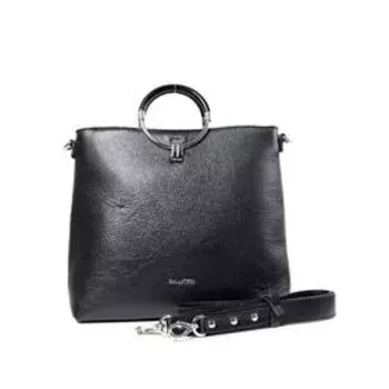 Сумка тоут, отдел на молнии, цвет черный 11,5х31х28,5см