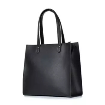 Сумка тоут, отдел на молнии, цвет черный 29,7х27,5х12,3см