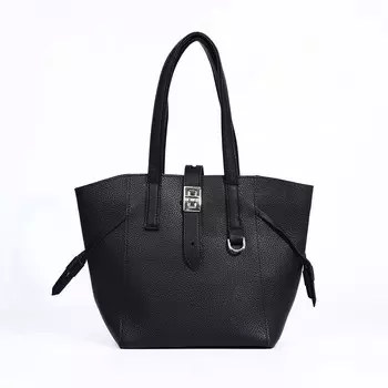 Сумка-тоут, отдел на молнии, цвет чёрный