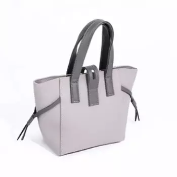 Сумка женская TEXTURA, тоут, маленький размер, цвет серый