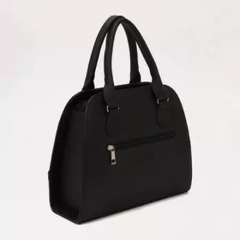 Сумка-тоут, отдел на молнии, наружный карман, цвет чёрный