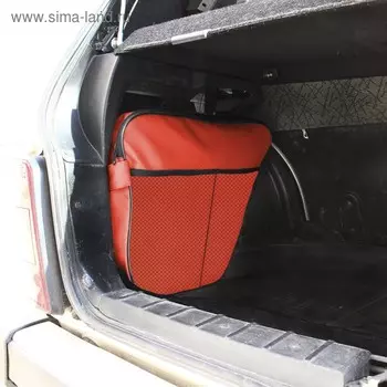 Сумка-вкладыш в багажник Lada Niva 4x4, 2 шт, оксфорд 600, красный