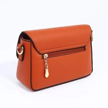 Сумка-мессенджер на магнитах, цвет оранжевый