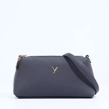 Сумка кросс-боди на молнии, цвет серый