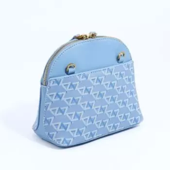 Сумка женская кросс-боди на молнии, 19917 см, голубая