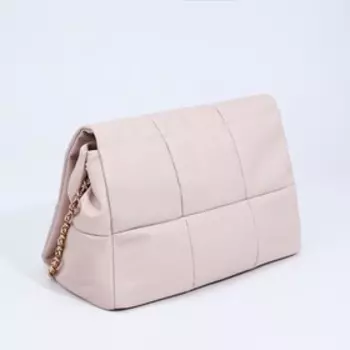 Сумка-мессенджер на магнитах, цвет бежевый