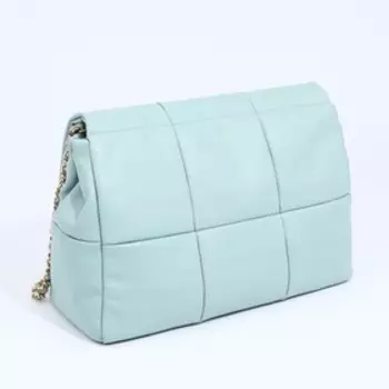 Сумка женская на магнитах, цвет бирюзовый