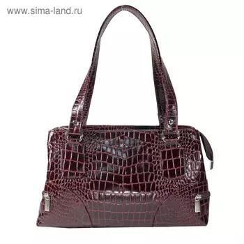 Сумка женская 55017-01, бордовый скат