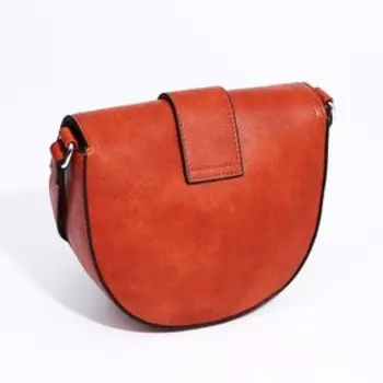 Сумка-мессенджер на магнитах, цвет рыжий