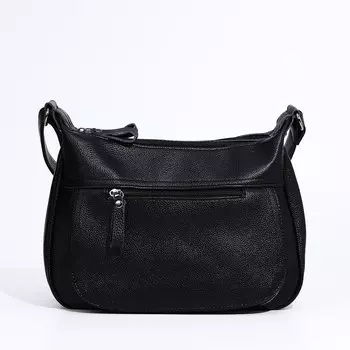 Сумка кросс-боди на молнии, цвет чёрный