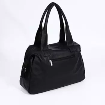 Сумка женская на молнии Vita, цвет чёрный