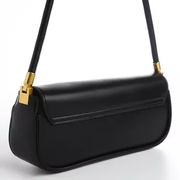 Сумка женская на магните, цвет чёрный