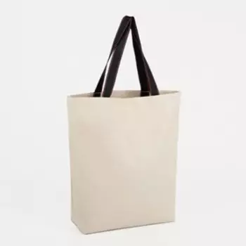 Сумка-шопер без молнии, цвет бежевый