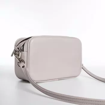 Сумка женская кросс-боди TEXTURA на молнии, 24915 см, светло-серая