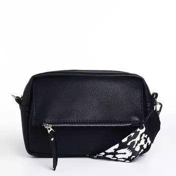 Сумка женская кросс-боди TEXTURA на молнии, 21713 см, синяя