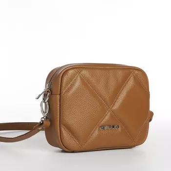 Сумка женская кросс-боди TEXTURA на молнии, 14516 см, горчичная