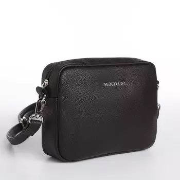 Сумка женская кросс-боди TEXTURA на молнии, 20715 см, коричневая