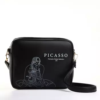 Сумка женская на молнии TEXTURA, 22817 см, чёрная