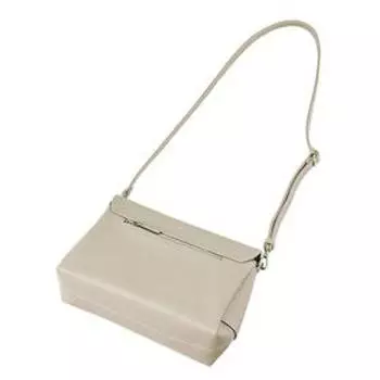 Сумка мессенджер, отдел на клапане, цвет бежевый 17х26х10см