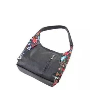 Сумка женская иск.кожа, молния,цвет черный