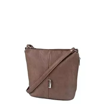 Сумка женская иск.кожа, молния,цвет коричневый