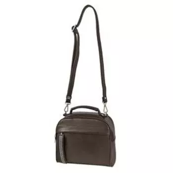 Сумка женская иск.кожа, молния,цвет коричневый