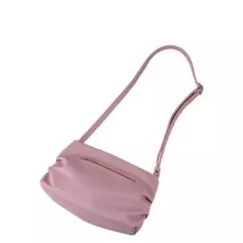 Сумка женская иск.кожа, молния,цвет пудра