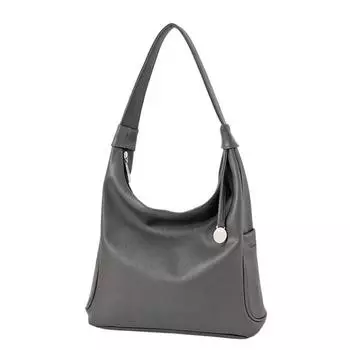 Сумка женская иск.кожа, молния,цвет серый