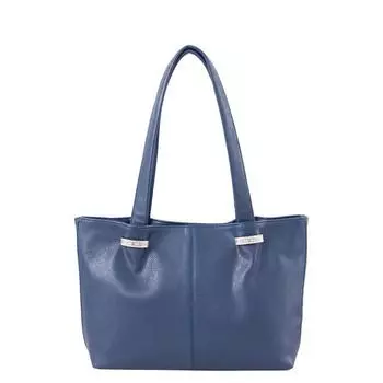 Сумка женская иск.кожа, молния,цвет синий