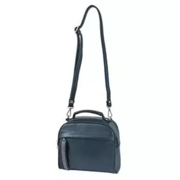 Сумка женская иск.кожа, молния,цвет синий