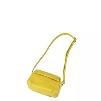 Сумка женская иск.кожа, молния,цвет желтый