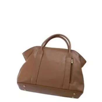 Сумка женская иск.кожа, отдел на молнии, цвет коричневый 34х10х27