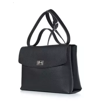 Сумка женская, искусственная кожа, 285x220x110 см, ЧЕРНЫЙ