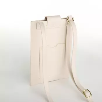 Сумка женская, кросс-боди, на магните, цвет молочный