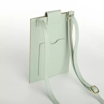 Сумка женская на магните, цвет зелёный