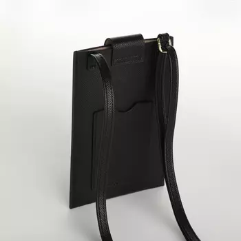 Сумка женская, кросс-боди, на магните, цвет чёрный