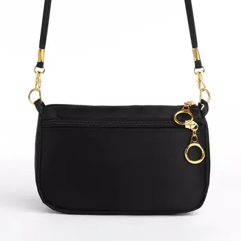 Сумка женская кросс-боди на молнии, 186.512 см, чёрная