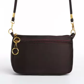 Сумка женская кросс-боди на молнии, 186.512 см, коричневая