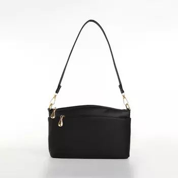 Сумка женская кросс-боди на молнии, 23915 см, чёрная