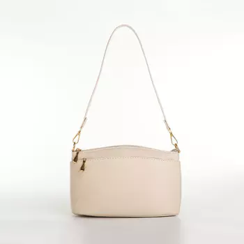 Сумка женская кросс-боди на молнии, 23915 см, бежевая