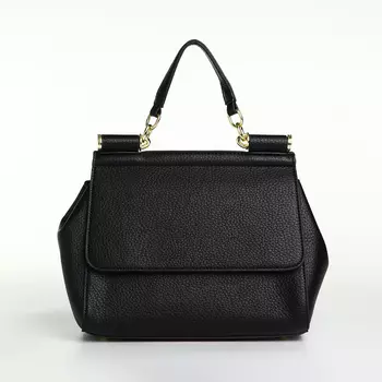 Сумка женская мессенджер TEXTURA на магните, 25917 см, чёрная