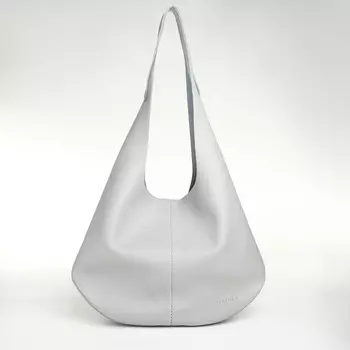 Сумка - мешок женская TEXTURA, на магните, с косметичкой, 361027 см, серая